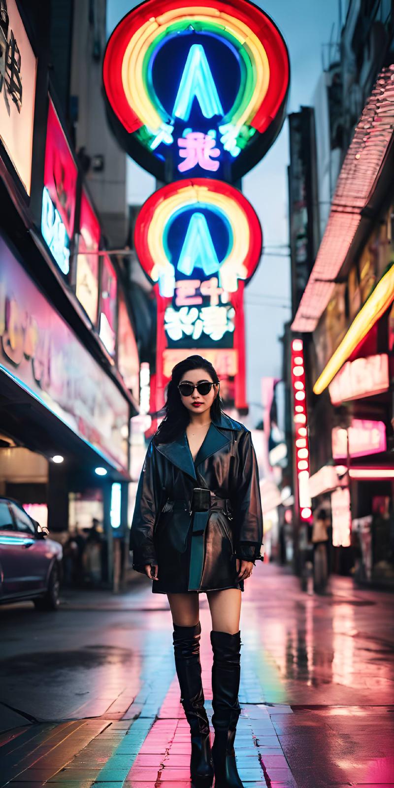 full-body shot simple