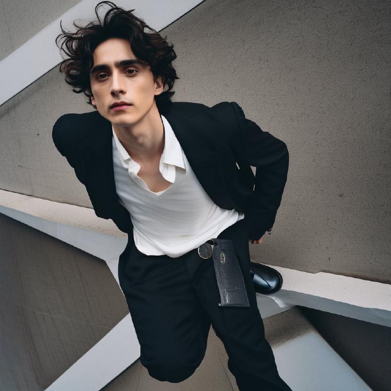 high-angle shot simple